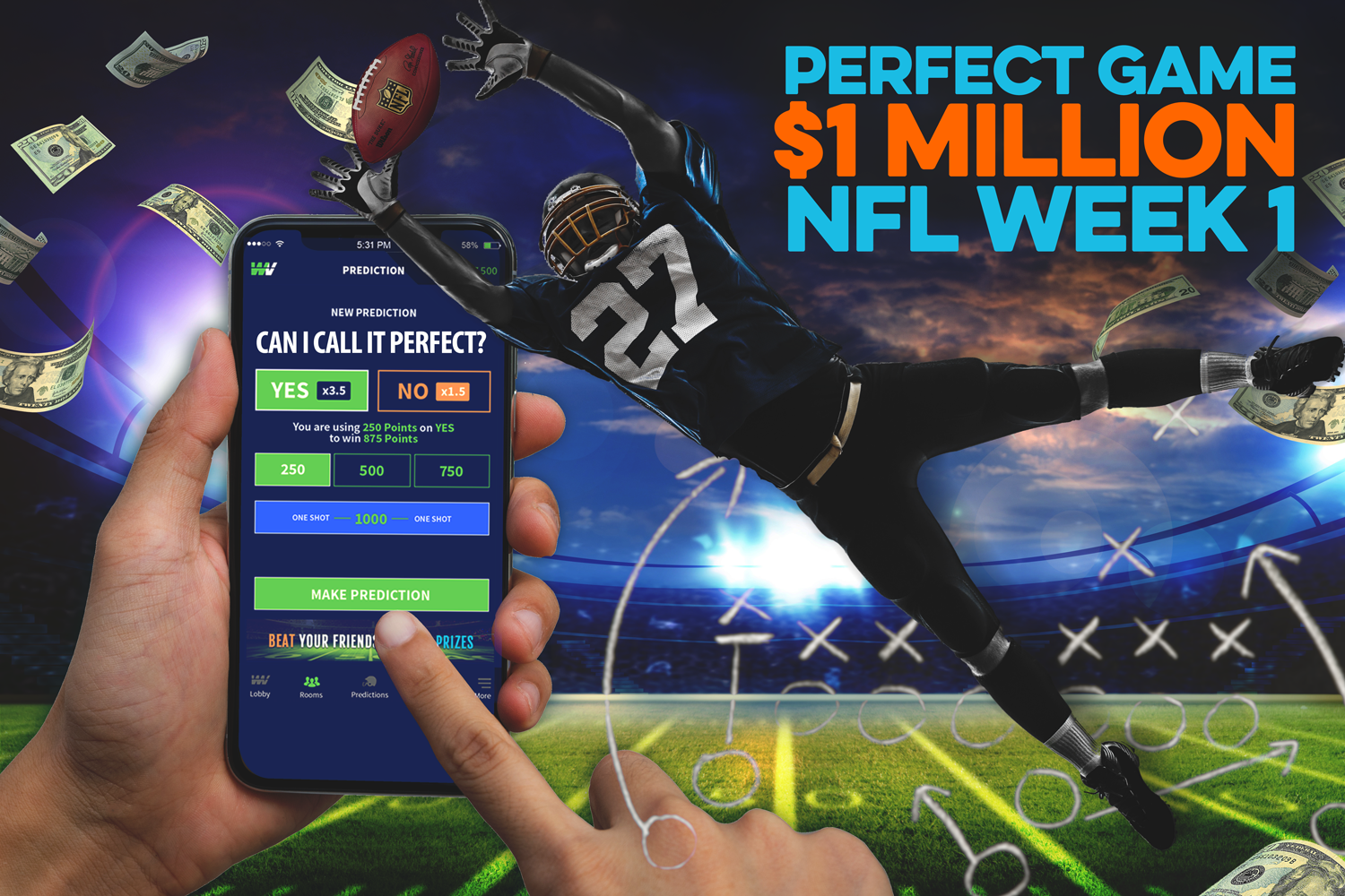 WV NFL NEW WEEK 1 MILLION