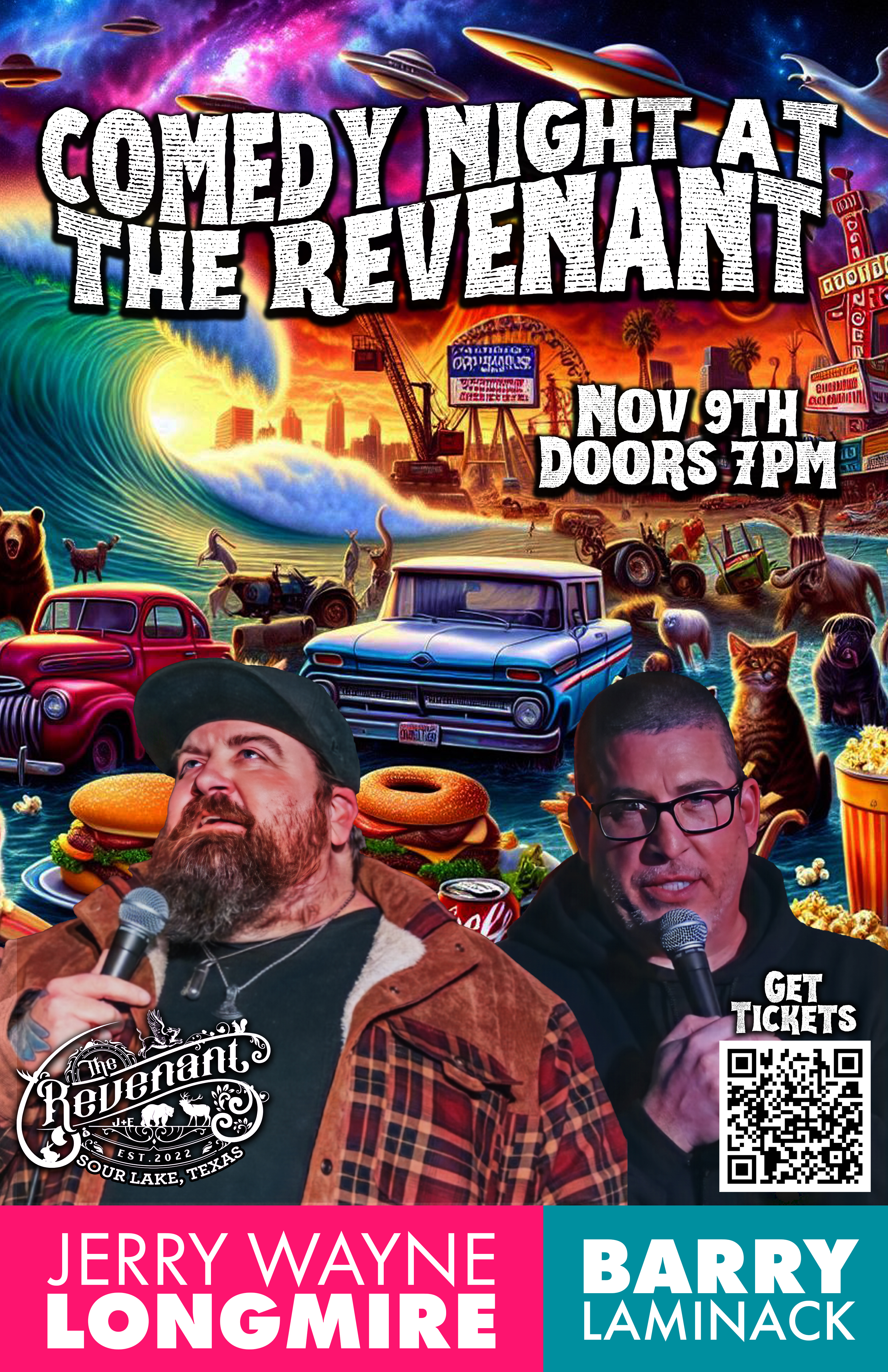 comedy night revenant revised